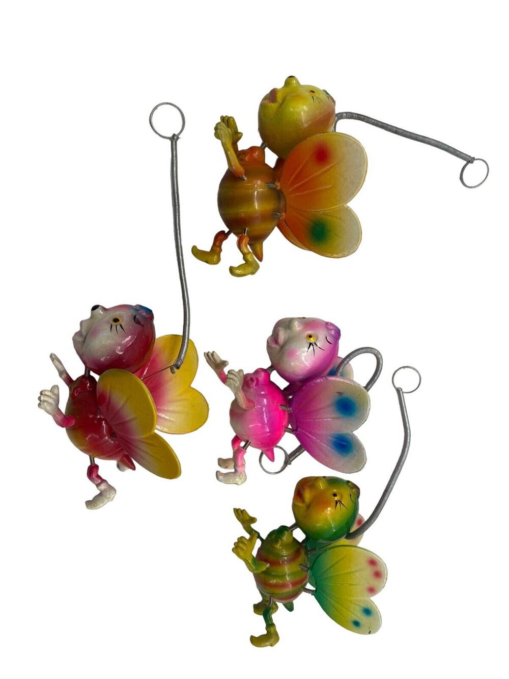 Bouncy Bees Hanging Bugs with Bouncy Springs Indoor Outdoor Decor